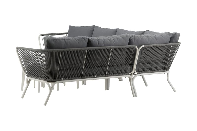 Roxo Hörnsoffa Vit - Venture Home - Utemöbler - Loungemöbler - Loungegrupp & Loungeset