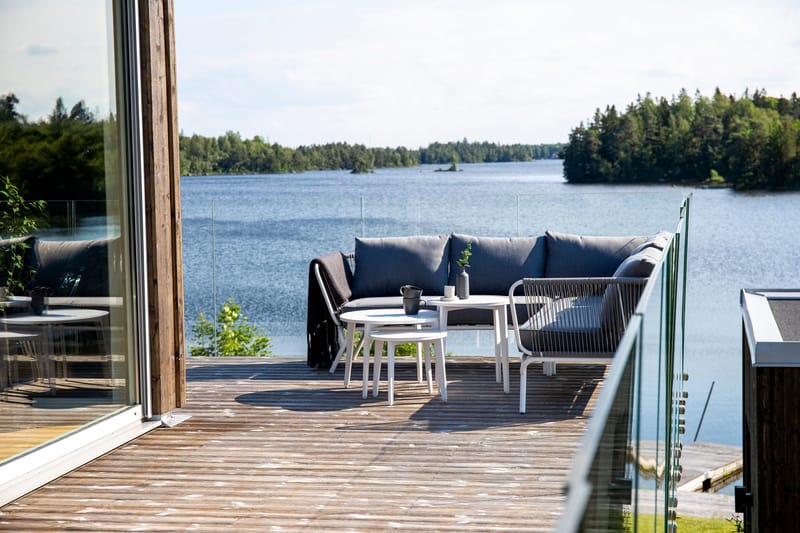 Roxo Hörnsoffa Vit - Venture Home - Utemöbler - Loungemöbler - Loungegrupp & Loungeset