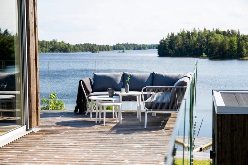 Roxo Hörnsoffa Vit - Venture Home - Utemöbler - Loungemöbler - Loungegrupp & Loungeset