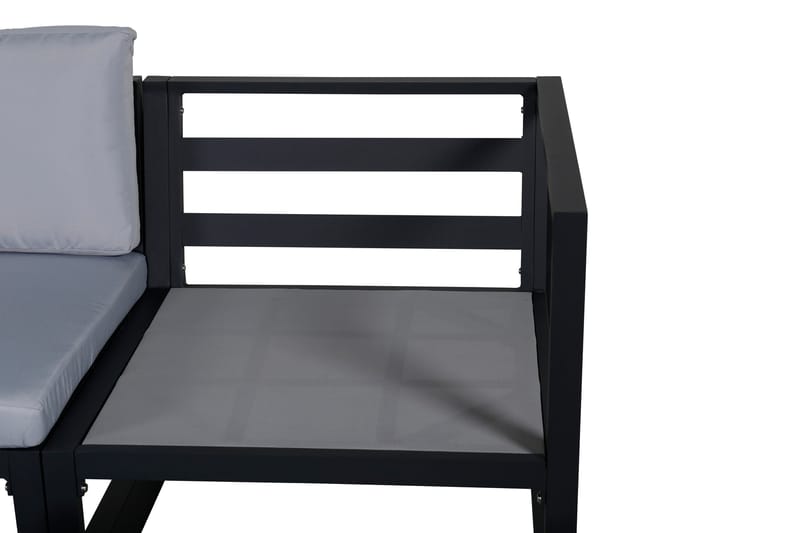 Salvador Loungegrupp Utomhus - Grå/Svart - Utemöbler - Loungemöbler - Loungegrupp & Loungeset