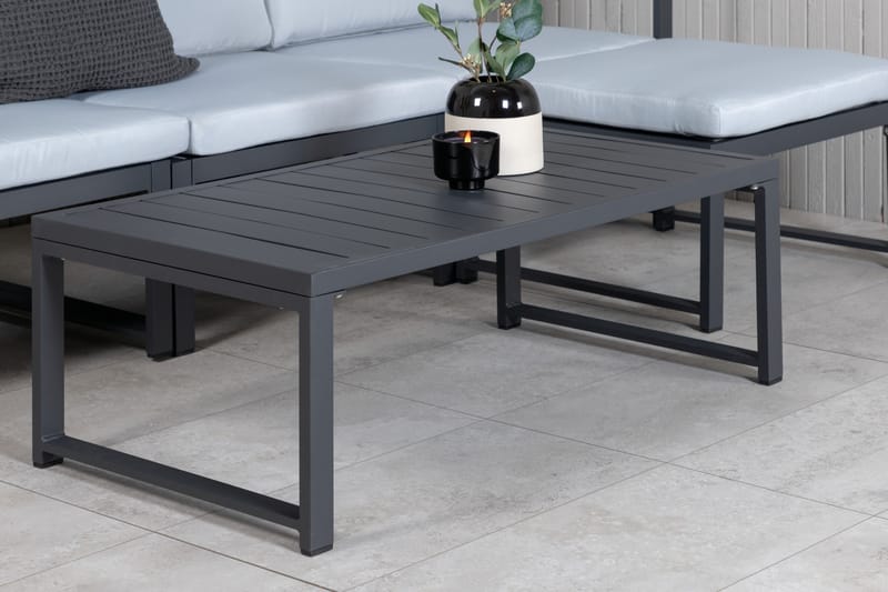 Salvador Loungegrupp Utomhus - Grå/Svart - Utemöbler - Loungemöbler - Loungegrupp & Loungeset