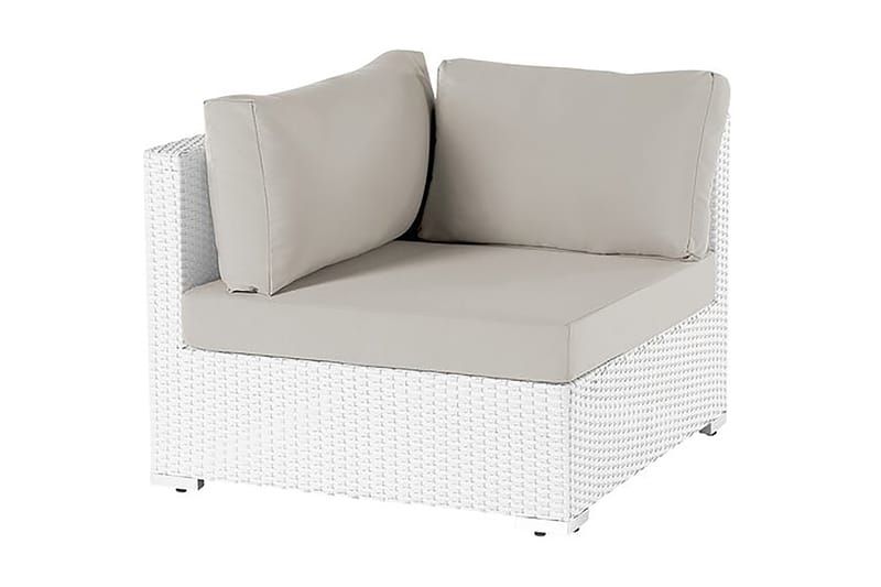 Sano Ii Loungegrupp Utomhus 245 cm - Vit - Utemöbler - Loungemöbler - Loungegrupp & Loungeset