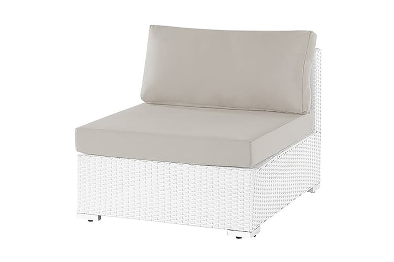 Sano Ii Loungegrupp Utomhus 245 cm - Vit - Utemöbler - Loungemöbler - Loungegrupp & Loungeset