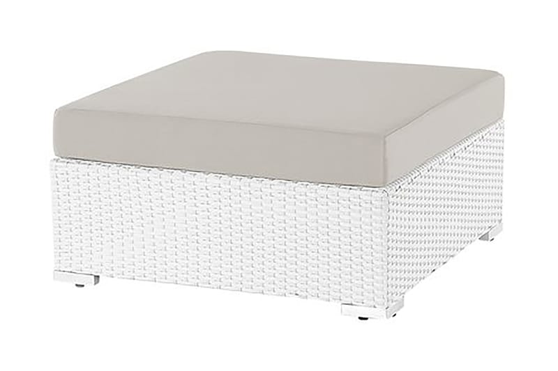 Sano Ii Loungegrupp Utomhus 245 cm - Vit - Utemöbler - Loungemöbler - Loungegrupp & Loungeset