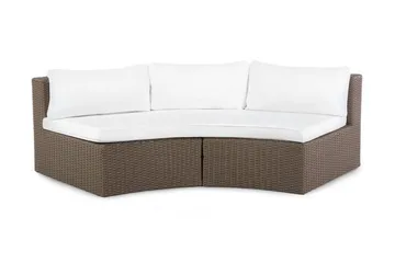 Severo Loungegrupp Utomhus Rund - Brun - Utemöbler - Loungemöbler - Loungegrupp & Loungeset