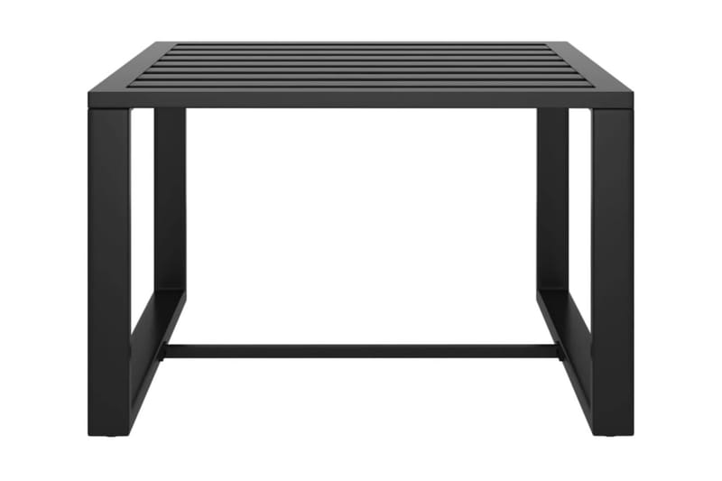 Soffgrupp Utomhus för trädgården 3 delar med dynor aluminium antraci - Antracit - Utemöbler - Loungemöbler - Loungegrupp & Loungeset