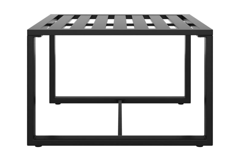Soffgrupp Utomhus för trädgården 3 delar med dynor aluminium antraci - Antracit - Utemöbler - Loungemöbler - Loungegrupp & Loungeset