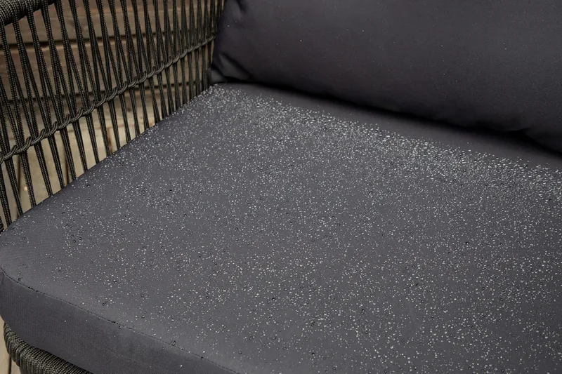 Utah Loungegrupp Utomhus 4-sits - Svart - Utemöbler - Loungemöbler - Loungegrupp & Loungeset