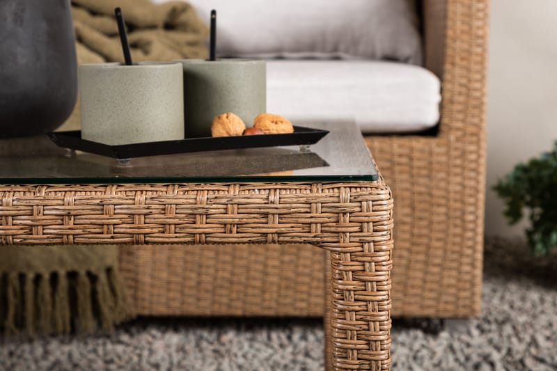 Vamos Loungegrupp Utomhus - Beige/Natur - Utemöbler - Loungemöbler - Loungegrupp & Loungeset