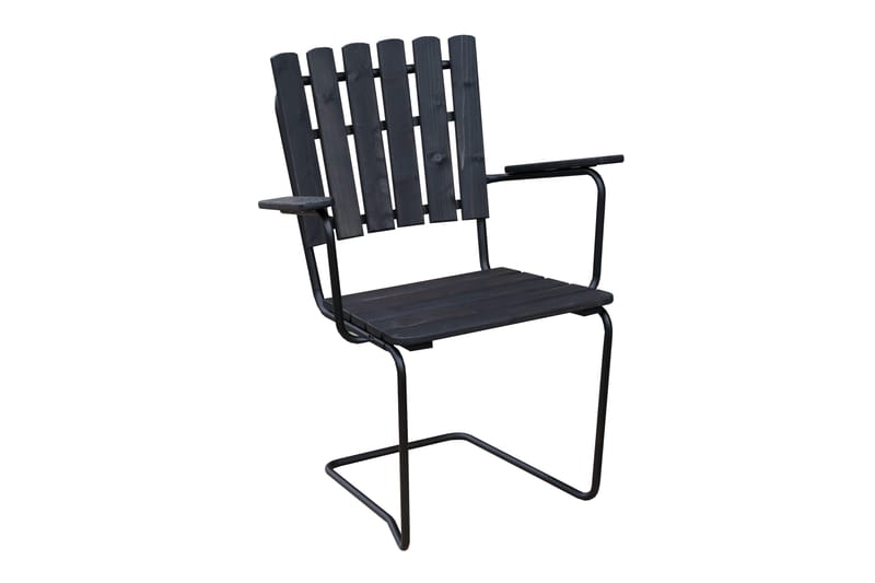 Vaxholm Matgrupp Utomhus Rund - Kaffesvart/Grå - Utemöbler - Loungemöbler - Loungegrupp & Loungeset