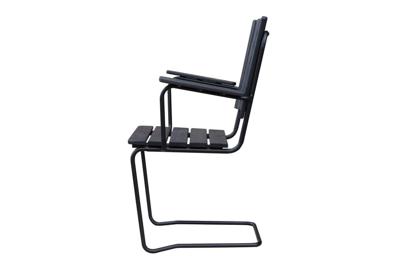 Vaxholm Matgrupp Utomhus Rund - Kaffesvart/Grå - Utemöbler - Loungemöbler - Loungegrupp & Loungeset