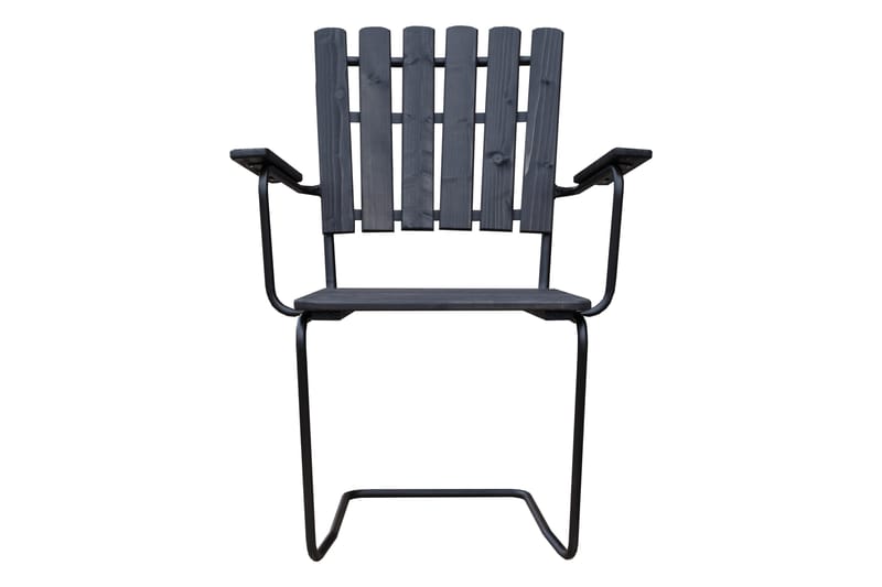 Vaxholm Matgrupp Utomhus Rund - Kaffesvart/Grå - Utemöbler - Loungemöbler - Loungegrupp & Loungeset