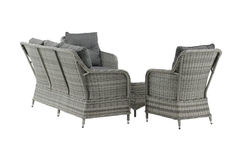 Vikelund Loungegrupp Utomhus - Grå - Utemöbler - Loungemöbler - Loungegrupp & Loungeset