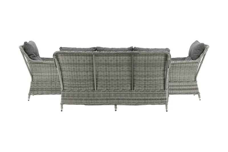 Vikelund Loungegrupp Utomhus - Grå - Utemöbler - Loungemöbler - Loungegrupp & Loungeset