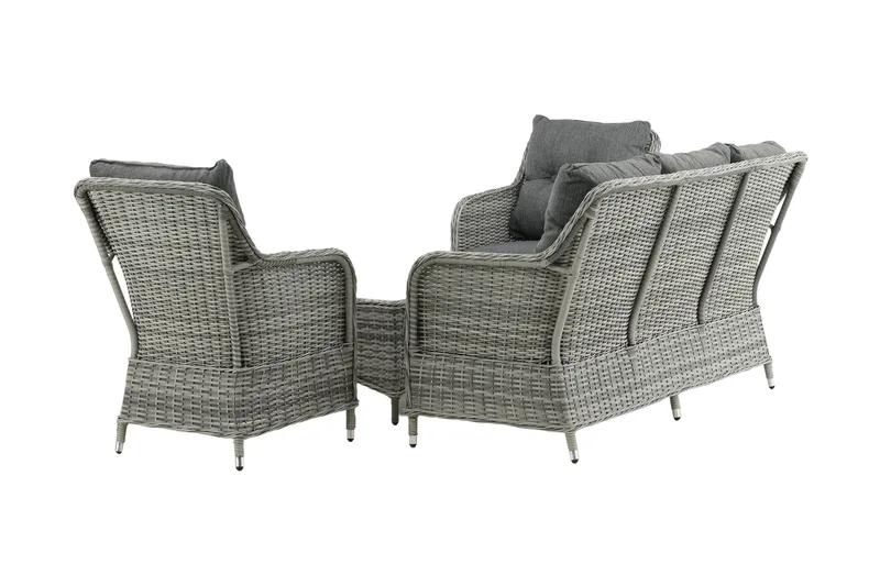 Vikelund Loungegrupp Utomhus - Grå - Utemöbler - Loungemöbler - Loungegrupp & Loungeset