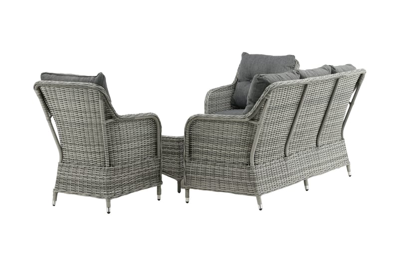 Vikelund Loungegrupp Utomhus - Grå - Utemöbler - Loungemöbler - Loungegrupp & Loungeset