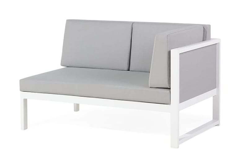 Vinci Loungegrupp Utomhus 120 cm - Grå - Utemöbler - Loungemöbler - Loungegrupp & Loungeset