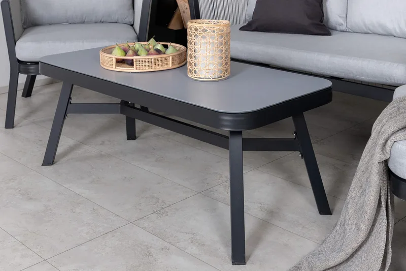 Virya Loungegrupp Utomhus 4-sits - Vit - Utemöbler - Loungemöbler - Loungegrupp & Loungeset