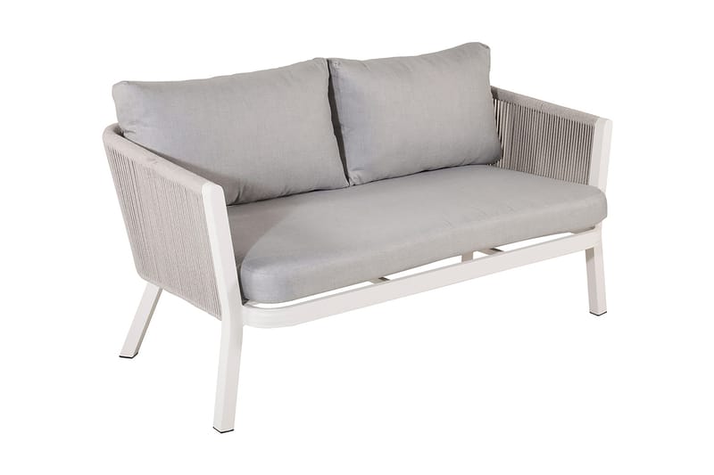 Virya Loungegrupp Utomhus 4-sits - Vit - Utemöbler - Loungemöbler - Loungegrupp & Loungeset
