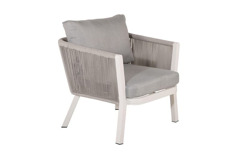 Virya Loungegrupp Utomhus 4-sits - Vit - Utemöbler - Loungemöbler - Loungegrupp & Loungeset
