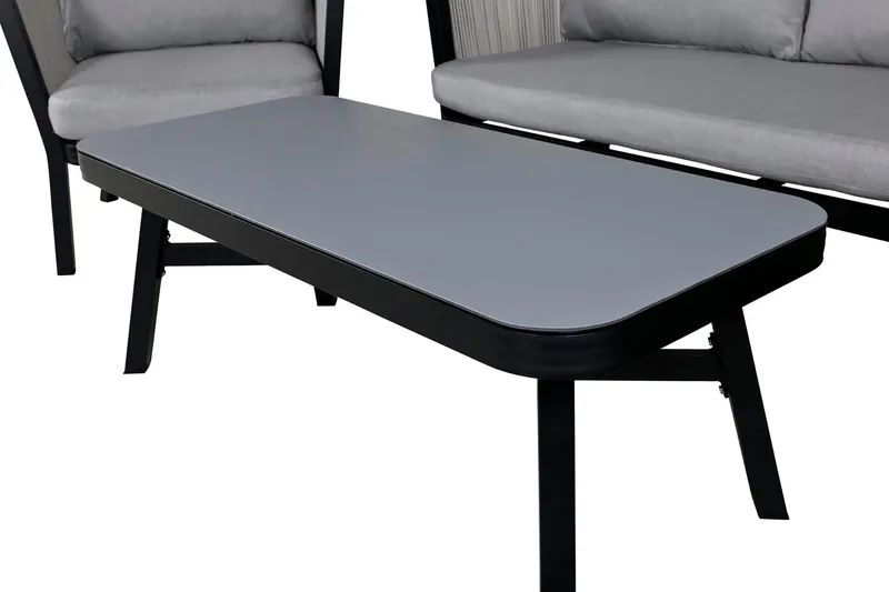 Virya Loungegrupp Utomhus 4-sits - Vit - Utemöbler - Loungemöbler - Loungegrupp & Loungeset