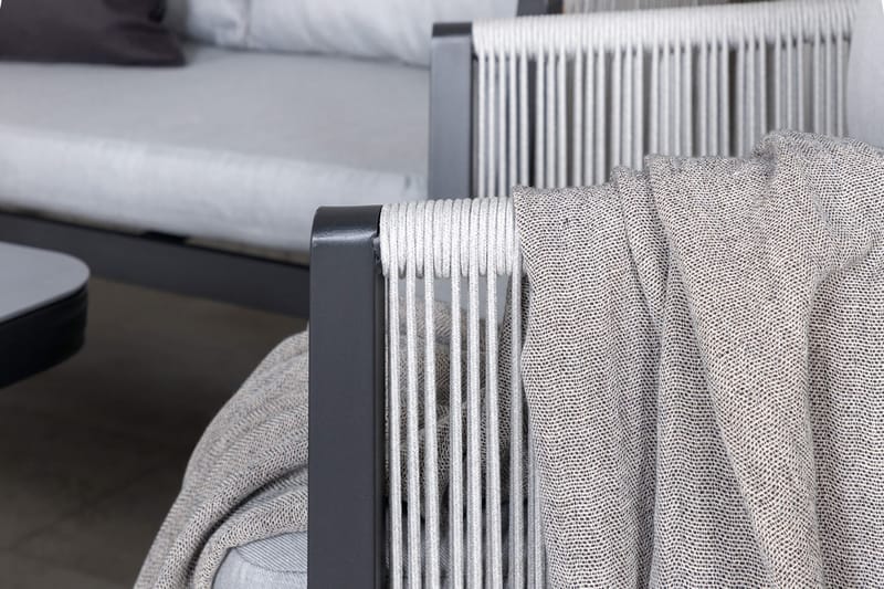 Virya Loungegrupp Utomhus 4-sits - Vit - Utemöbler - Loungemöbler - Loungegrupp & Loungeset