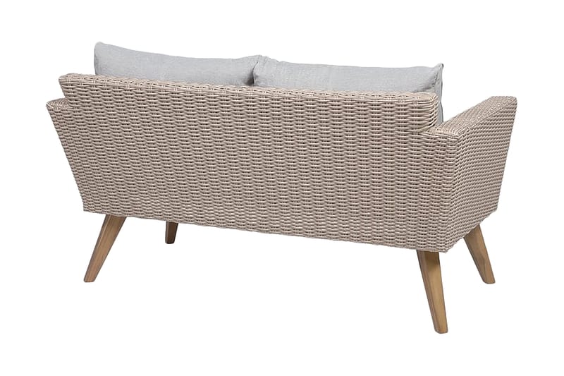 Vittoria Loungegrupp Utomhus 91 cm - Brun - Utemöbler - Loungemöbler - Loungegrupp & Loungeset
