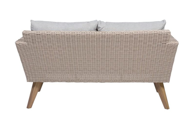 Vittoria Loungegrupp Utomhus 91 cm - Brun - Utemöbler - Loungemöbler - Loungegrupp & Loungeset