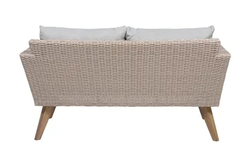 Vittoria Loungegrupp Utomhus 91 cm - Brun - Utemöbler - Loungemöbler - Loungegrupp & Loungeset