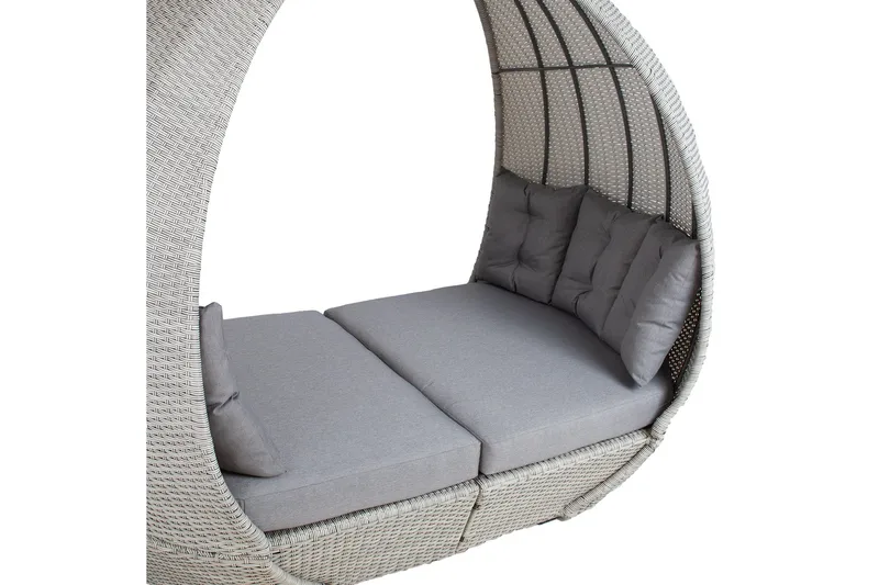 Ascot Daggbädd 118x215xH187  cm Grå - Utemöbler - Loungemöbler - Loungesoffa