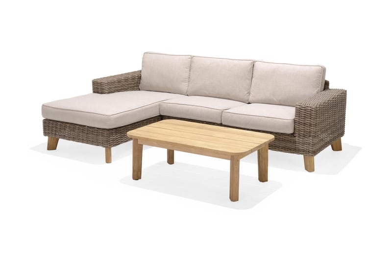 Bahamas 2-sits Utesoffa Vänster - Beige - Utemöbler - Loungemöbler - Loungesoffa