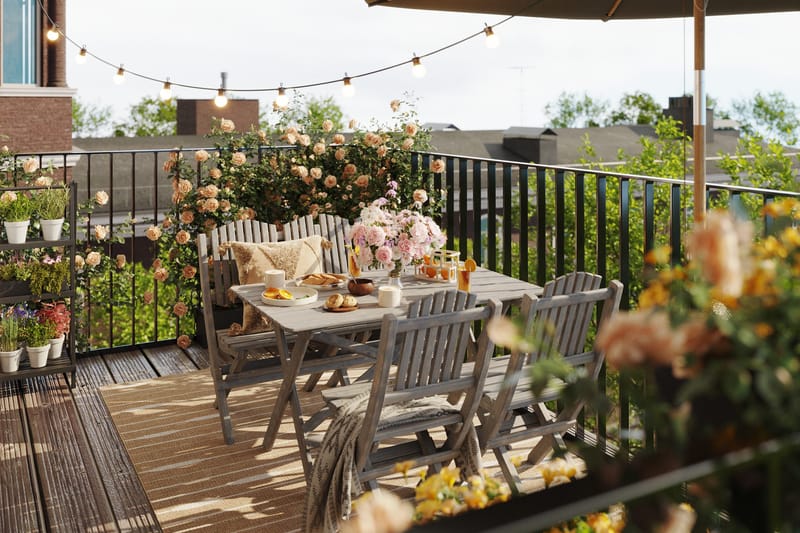 Delpino Soffgrupp Utomhus - Grå - Utemöbler - Utegrupp - Matgrupp utomhus