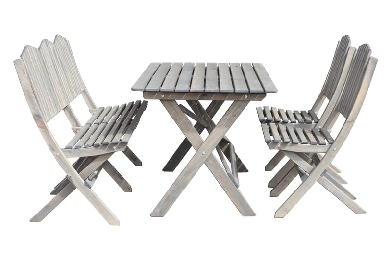 Delpino Soffgrupp Utomhus - Grå - Utemöbler - Utegrupp - Matgrupp utomhus