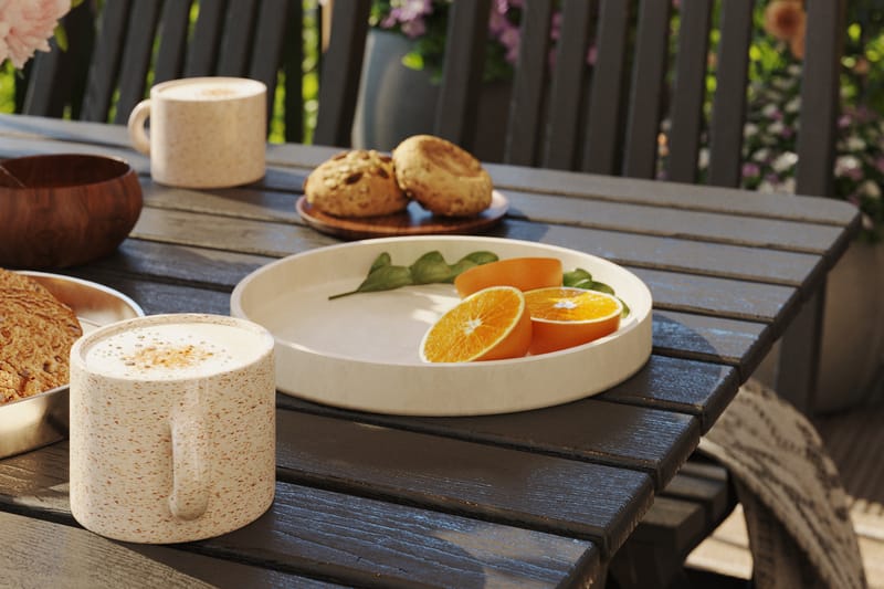 Delpino Soffgrupp Utomhus - Kaffesvart - Utemöbler - Loungemöbler - Loungesoffa