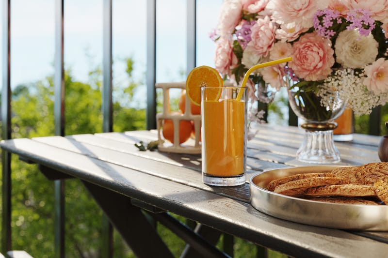 Delpino Soffgrupp Utomhus - Kaffesvart - Utemöbler - Loungemöbler - Loungesoffa