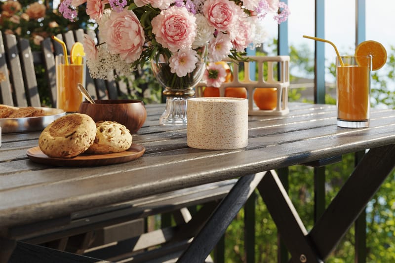 Delpino Soffgrupp Utomhus - Kaffesvart - Utemöbler - Utegrupp - Matgrupp utomhus