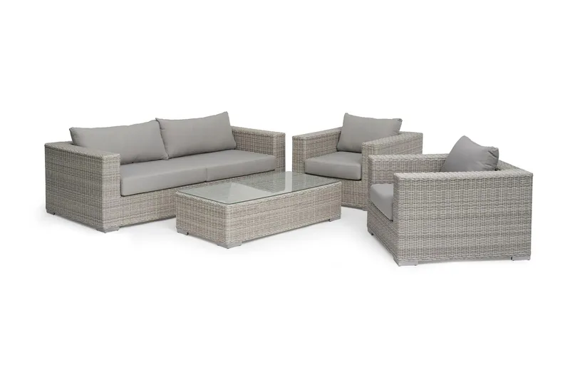 Hillerstorp Hamilton 3-sits Utesoffa - Utemöbler - Loungemöbler - Loungesoffa