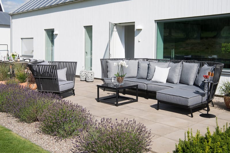 Hillerstorp svängd Jet Set Loungesoffa Utomhus - Utemöbler - Loungemöbler - Loungesoffa