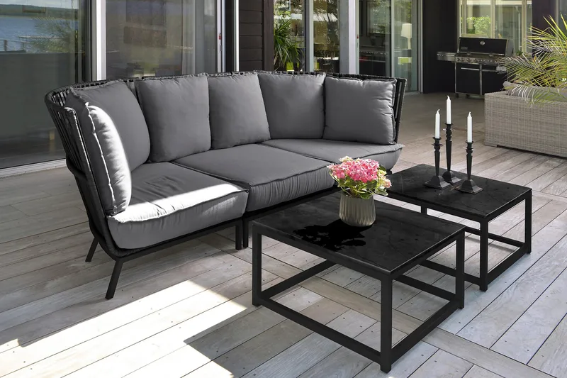 Hillerstorp svängd Jet Set Loungesoffa Utomhus - Utemöbler - Loungemöbler - Loungesoffa