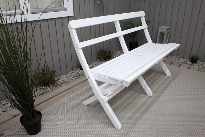 Larios Utesoffa - Vit - Utemöbler - Loungemöbler - Loungesoffa