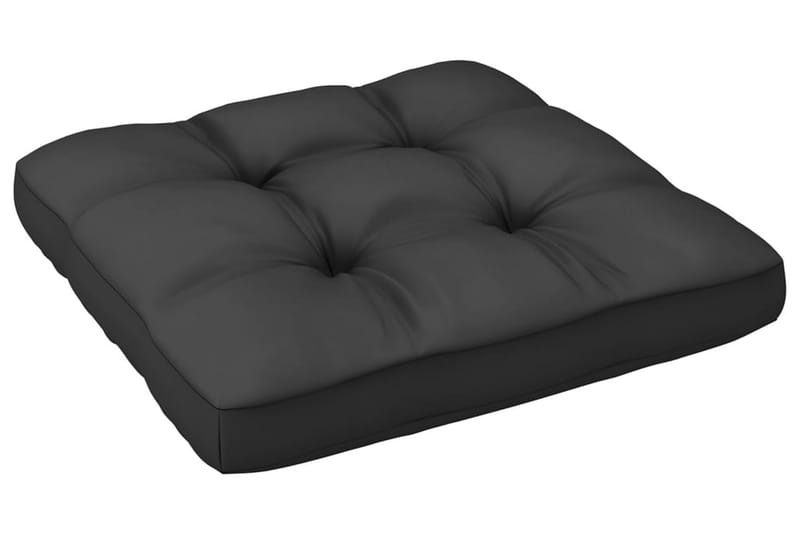 Mittensoffor 2 st med dynor massiv furu - Grå - Utemöbler - Loungemöbler - Loungesoffa