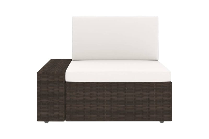 Modulsoffa Utomhus 2-sits konstrotting brun - Brun - Utemöbler - Loungemöbler - Loungesoffa