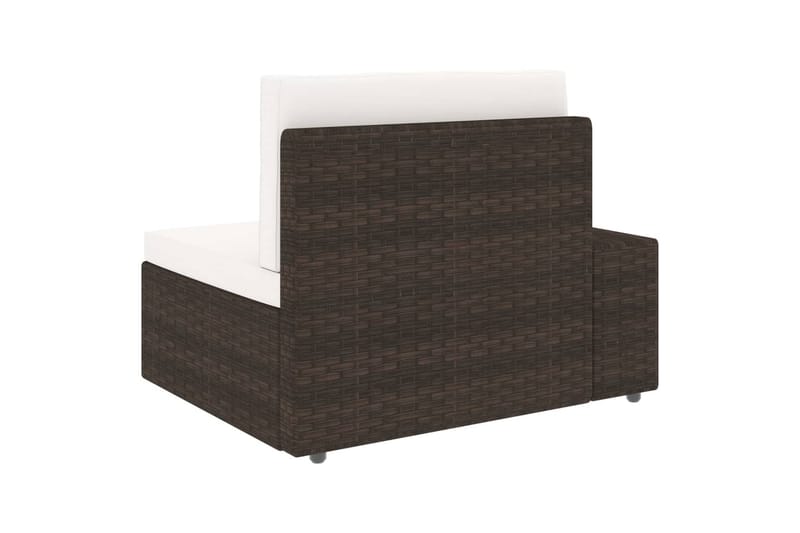 Modulsoffa Utomhus 2-sits konstrotting brun - Brun - Utemöbler - Loungemöbler - Loungesoffa