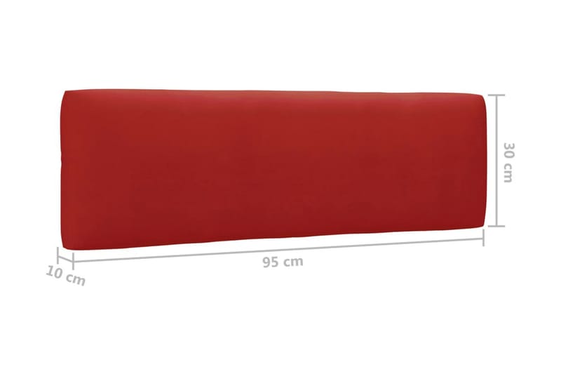 Pallsoffa Utomhus 2-sits med dynor impregnerad furu - Brun - Utemöbler - Loungemöbler - Loungesoffa