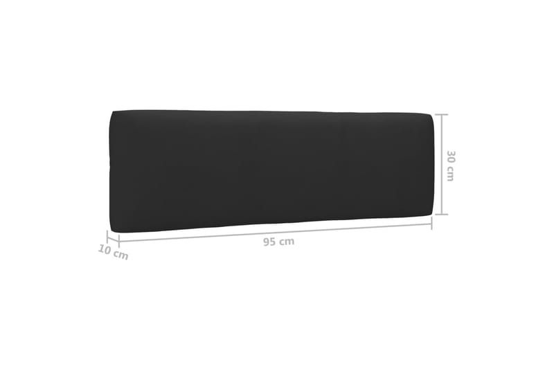 Pallsoffgrupp Utomhus med dynor 4 delar impregnerad furu - Brun - Utemöbler - Loungemöbler - Loungesoffa