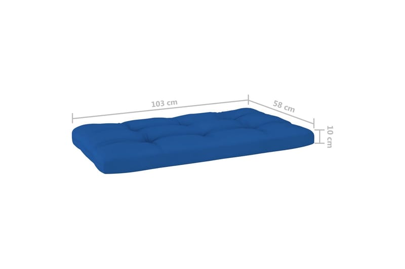 Pallsoffgrupp Utomhus med dynor 4 delar impregnerad furu - Brun - Utemöbler - Loungemöbler - Loungesoffa