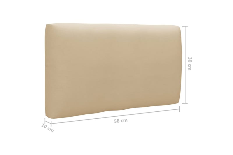Pallsoffgrupp Utomhus med dynor 4 delar impregnerad furu - Brun - Utemöbler - Loungemöbler - Loungesoffa