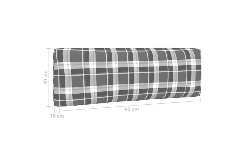 Pallsoffgrupp Utomhus med dynor 4 delar impregnerad furu - Brun - Utemöbler - Loungemöbler - Loungesoffa