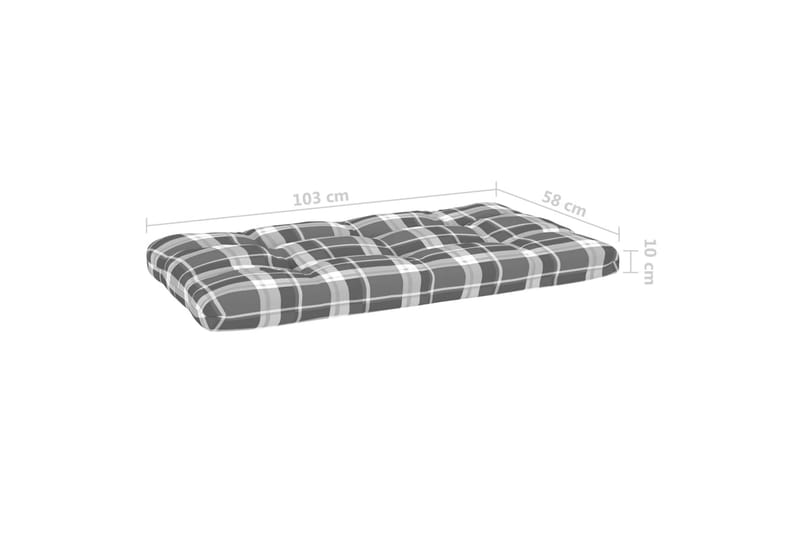 Pallsoffgrupp Utomhus med dynor 4 delar impregnerad furu - Brun - Utemöbler - Loungemöbler - Loungesoffa
