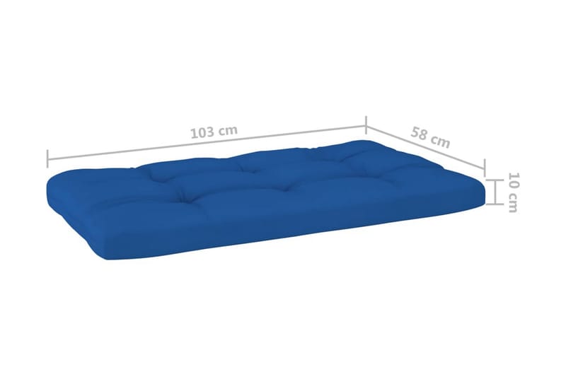 Pallsoffgrupp Utomhus med dynor 4 delar impregnerad furu - Brun - Utemöbler - Loungemöbler - Loungesoffa